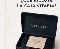 Open Vitaria box with thank-you letter